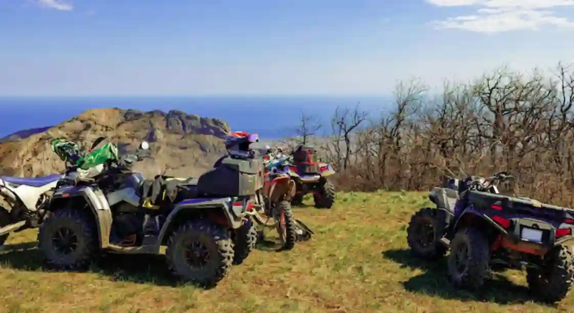 ATV trail riding